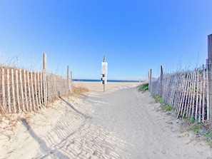 On the beach