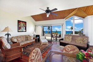 TV, DVD player, stereo