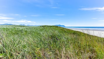 Vlak bij het strand