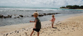 Hawaiian plantation-style home, perfect for families.