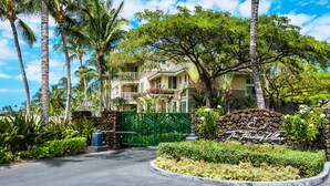 A gated entrance to a property with a sign reading "The Fairy Villa." - 🏖️Golf View Waikoloa Condo with Central AC | Walk to A-Bay & Shops (Waikoloa)