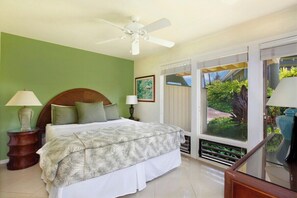 1 dormitorio, tabla de planchar con plancha, wifi y ropa de cama