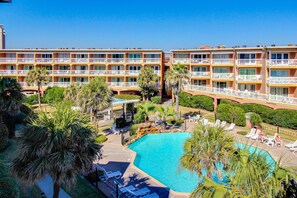 Exterior - Great Seawall Location with Shared Pool, Hot Tub, & Gulf Views (Galveston)