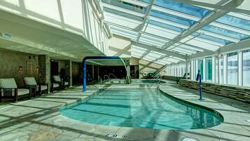 Indoor pool, a heated pool