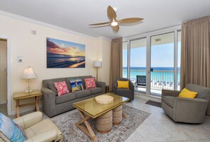 Smart TV - Updated, beachy chic beachfront condo w/private balcony! (Destin)