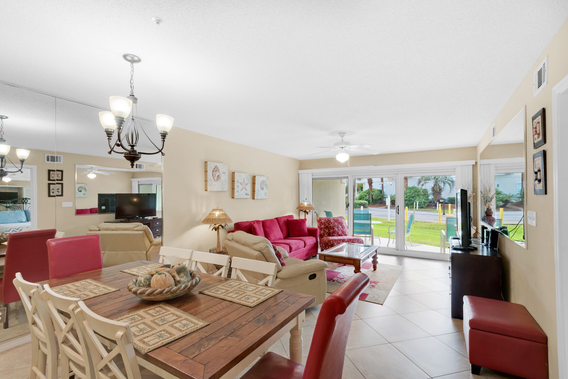 Dining room table seats 8