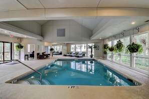 Indoor pool, a heated pool