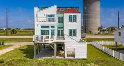 Beachfront Melody | Unique Home w/ Great Water Views