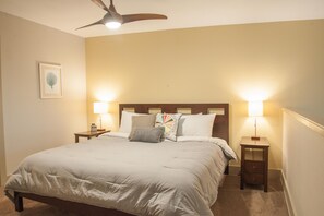 2 bedrooms, iron/ironing board, free WiFi, bed sheets