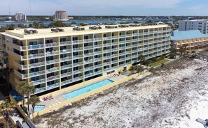 Exterior - Pelican Isle 403/🌊 Gulf Front/ 🏖️Beach Service (Fort Walton Beach)