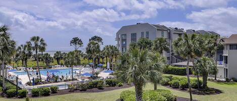 Una piscina climatizada
