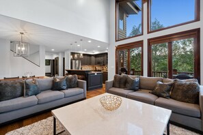 TV, fireplace, stereo