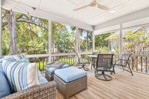 Outdoor dining - 37 Shell Ring:  BESTNEST by Beverly Serral (Hilton Head Island)