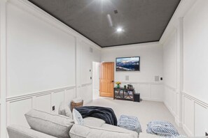 TV, fireplace, offices - Abode at Sterling Lodge, ski-in/ski-out, hot tub, Silver Lake Village (Park City)