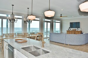 Interior - Miltys Martini by GSVR | Luxurious Beachfront Retreat w/ NEW Porches & Pool + FREE Activities/Golf (Gulf Shores)