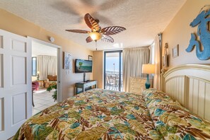 1 bedroom, iron/ironing board, free WiFi, bed sheets - Surfside Sandcastle-Sunbird-Beachfront PCB, King Suite-Book Summer Vacay Now! (Panama City Beach)
