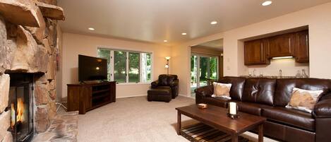 تلفزيون، مدفأة