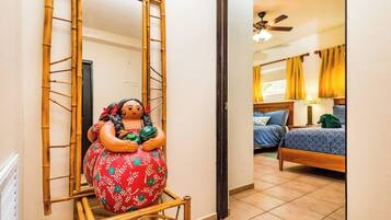 2 bedrooms, iron/ironing board, travel crib, free WiFi