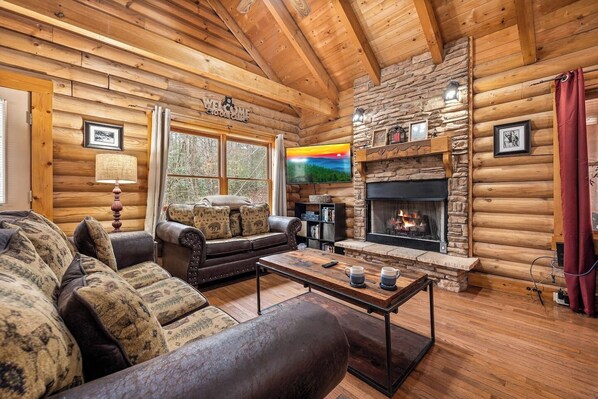 TV connectée, cheminée, baby-foot