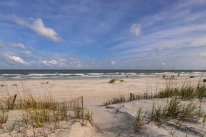 On the beach
