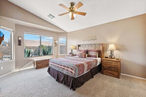 2 bedrooms, desk, iron/ironing board, free WiFi