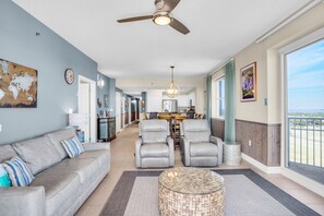 TV, DVD player - ✨Corner Condo w/ Wraparound Balcony-Gulf Views-Walk2Beach-3BR Ariel Dunes I 1401 (Miramar Beach)