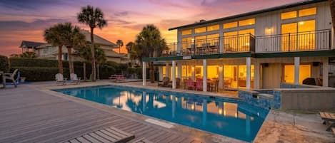 Una piscina climatizada