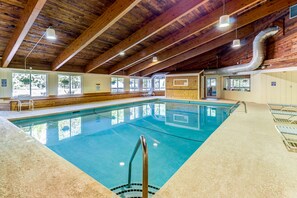 Una piscina climatizada