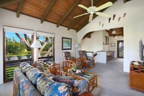 TV, DVD player, stereo