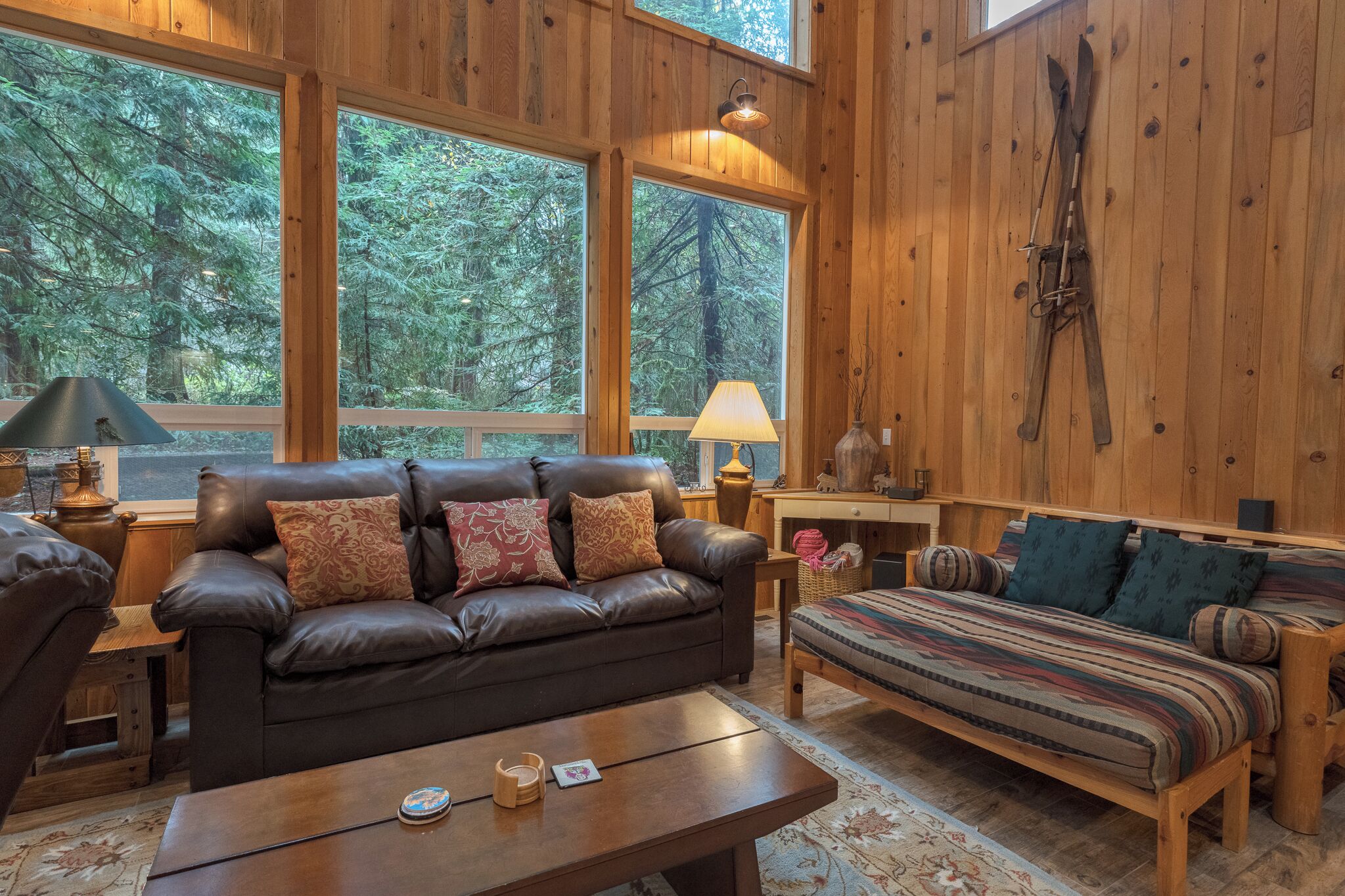 平板电视、壁炉、DVD 播放器、书