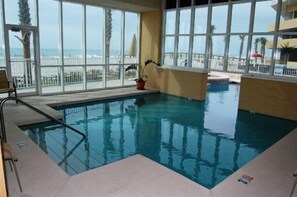 Indoor pool, a heated pool