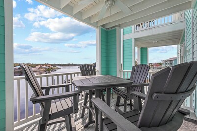 WATERFRONT, RIVERS EDGE CONDO #2C-BLDG 2 *PRIVATE DOCK and ASSIGNED BOAT SLIP!