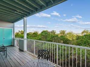 Covered, Furnished Balcony - Bay View Villas 107 | Waterfront, Community Pool (Tybee Island)