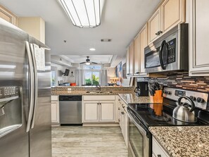 Full Kitchen - Bay View Villas 107 | Waterfront, Community Pool (Tybee Island)