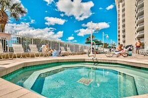 Indoor pool, a heated pool