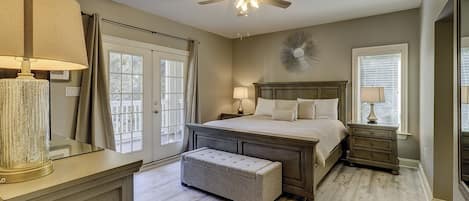 6 bedrooms, iron/ironing board, free WiFi, bed sheets