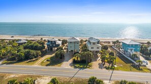 Exterior - Pelican Palms: 4 BR IP Beachfront Home- Sleeps 14, Pet Friendly, Priv. Pool! (Port St. Joe)