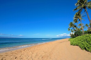 On the beach - Maui Resort Rentals: Hyatt Residence Club – 3BR Oceanfront Upper Floor VIlla (Lahaina)