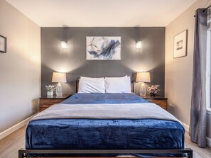 1 bedroom, iron/ironing board, Internet, bed sheets