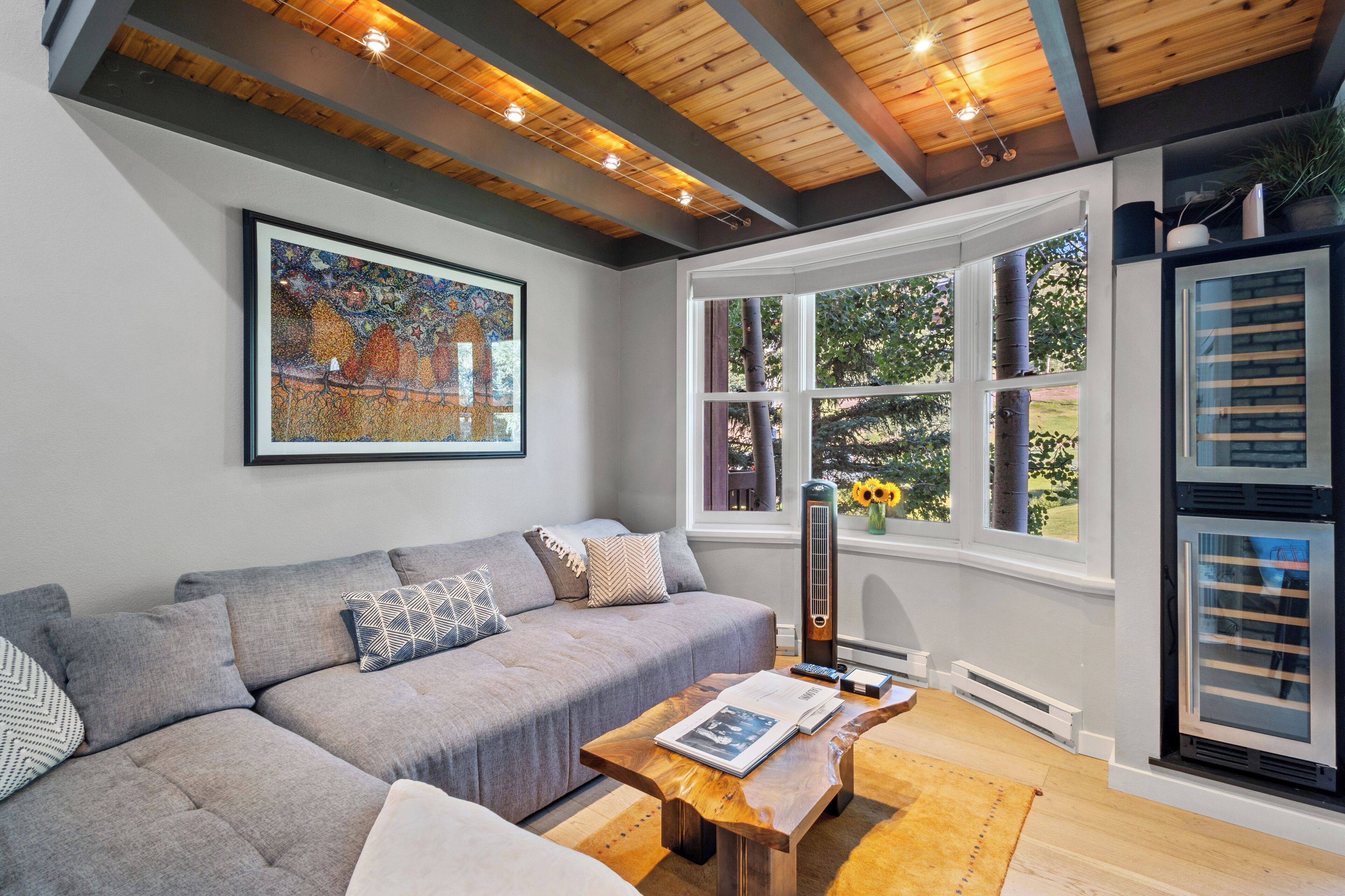 Fernseher, DVD-Player, Stereoanlage