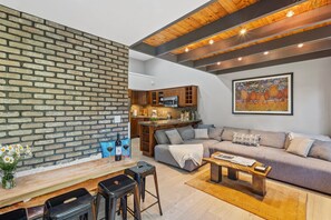 TV, DVD player, stereo