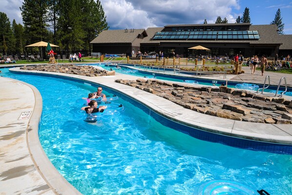 Indoor pool, a heated pool