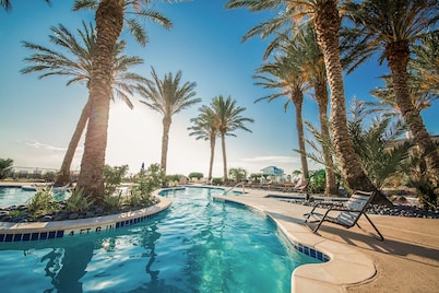 Oceanfront condo with pool, hot tub, balcony, & deck - near beach access