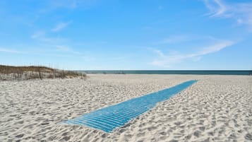 On the beach