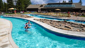 Indoor pool, a heated pool