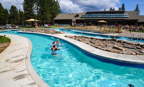 Indoor pool, a heated pool - Home w/ Shared Pool, Private Hot Tub, Large Backyard, SHARC Passes, EV Charger (Sunriver)