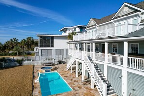 Exterior - Oceanfront Oasis! Renovated kitchen, Private Boardwalk, Pool, Hot Tub - 3602 Palm (Isle of Palms)