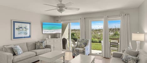 Living Room with 2 Sleeper Sofas