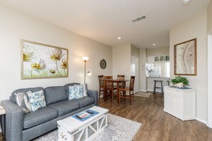 Flat-screen TV, DVD player, offices