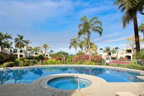 A heated pool - Palms at Wailea #1101 Great Ocean Views Large Sun Deck Near Beaches, Full A/C (Wailea)